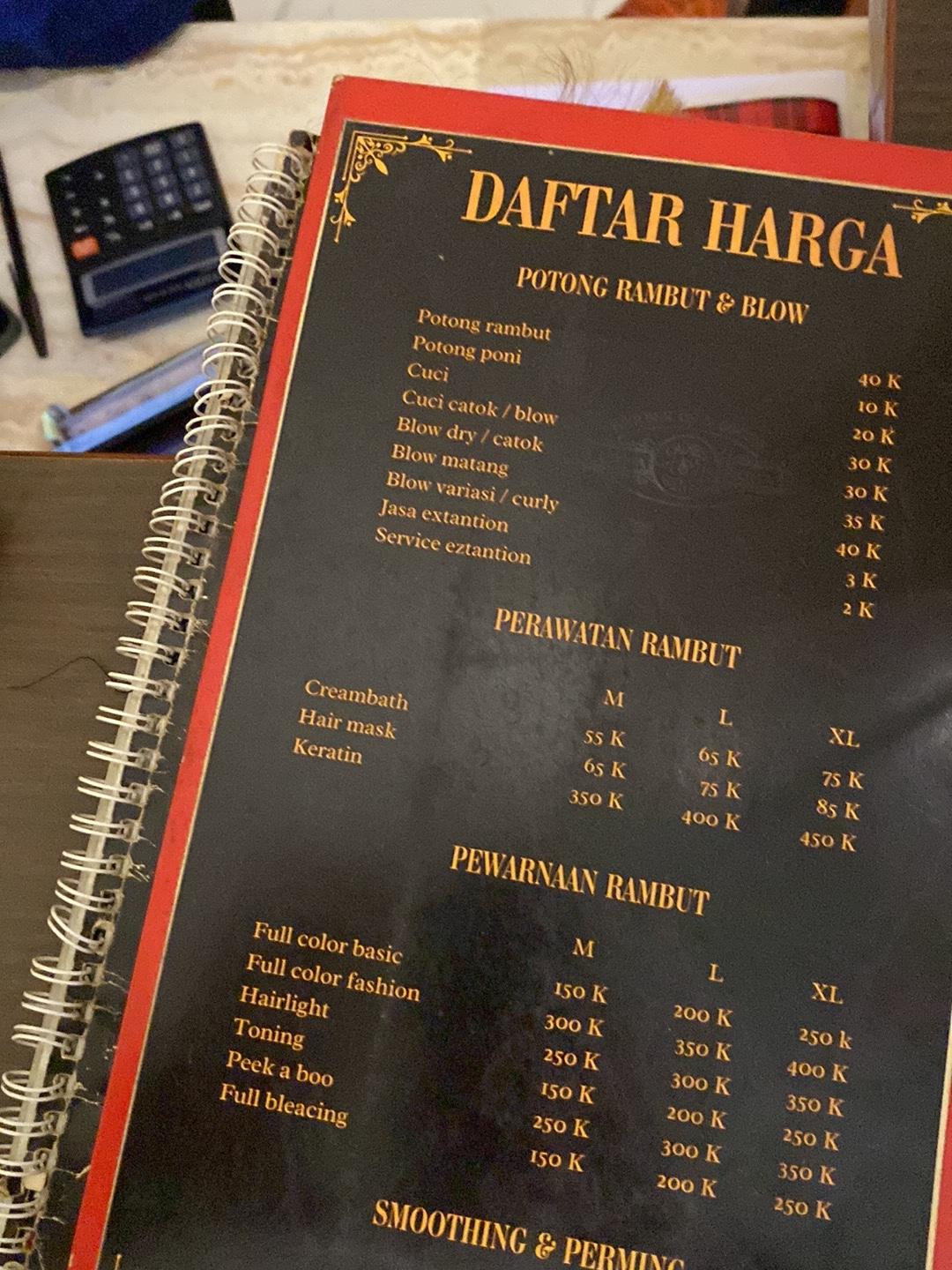 Menu — BARBER.OS & Coffee